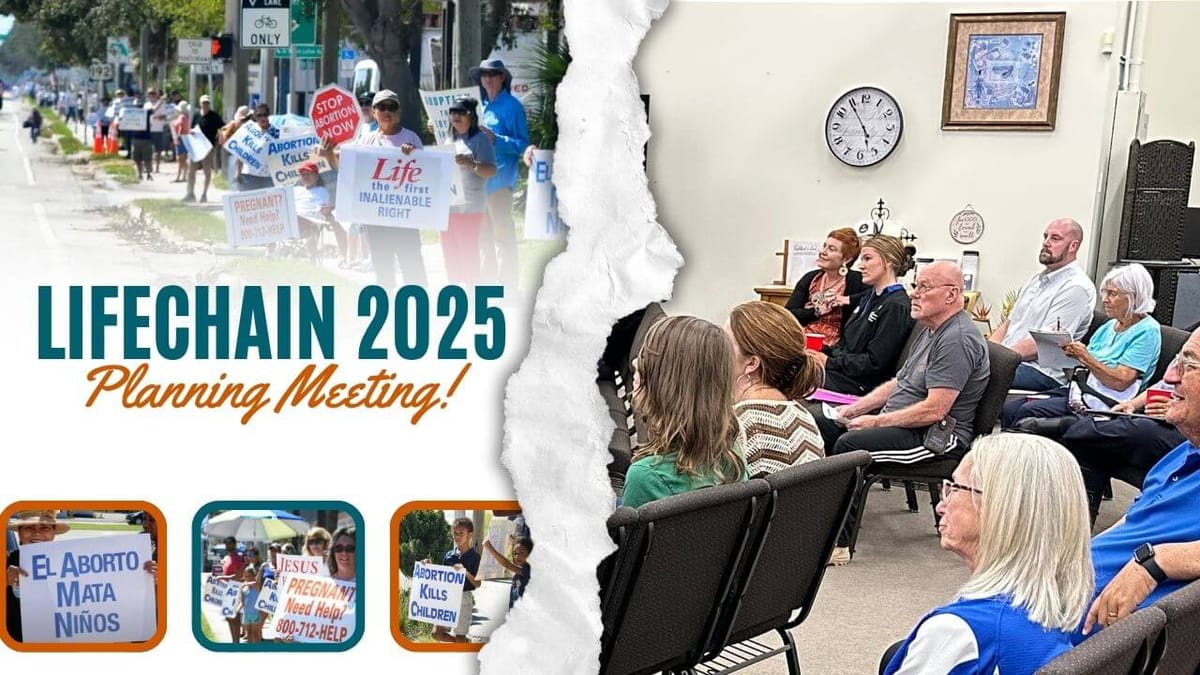 Life Chain 2025 Planning Meeting Highlights Life and Child Welfare Efforts Across Brevard